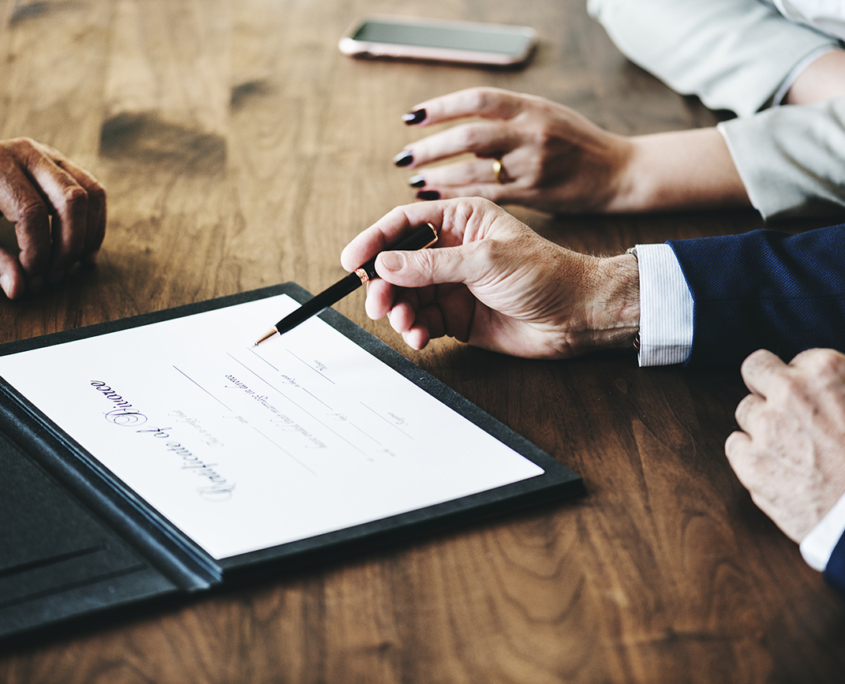 Breakup Marriage Couple With Divorce Certification